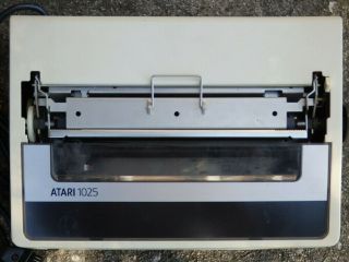 Vintage Atari 1025 Printer Powers On. 2