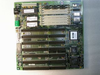 Morse Kp 386sx - 25 Mhz Motherboard Amd 386 Sx Cpu Iit 3c87sx - 20 Fpu 2 Mb Ram 1991