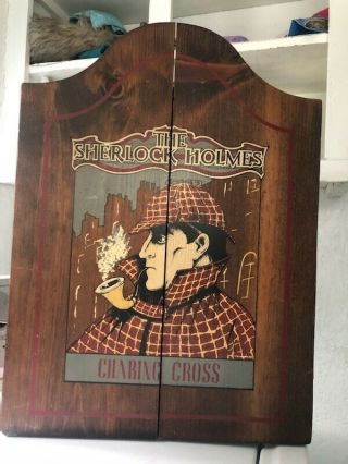 Sherlock Holmes Vintage Estate Find Charring Cross Tobacco Pipe Cabinet