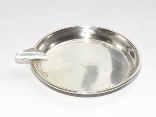 Vintage Solid Silver Sterling Ashtray Dish Trinket Dish B/ham 1950