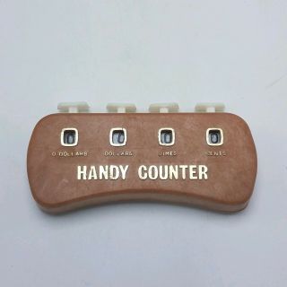 Vintage Handy Counter Handheld Money Coin Counter Vintage 1970 