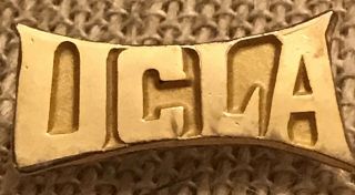 Vintage Ucla University Of California Los Angeles Brass Pin