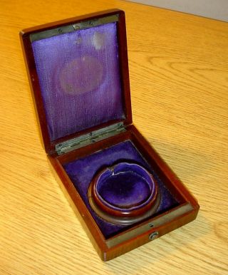 Antique Pocket Watch Case Box Holder