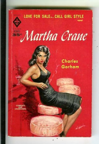 Martha Crane By Gorham,  Rare Us Berkley Diamond Crime Noir Gga Pulp Vintage Pb