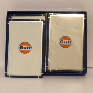 Vintage Gulf Oil Advertising Playing Cards