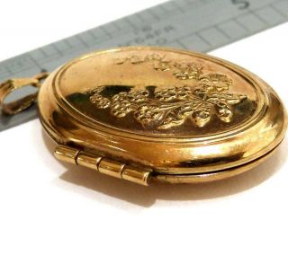 Vintage Art Nouveau Style 9ct Gold Necklace Locket Pendant Scrap Gold Or Wear,