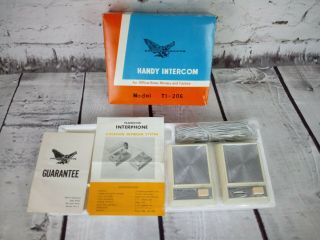 Vintage Intercom 1967 Complete Boxed Rare Old Electronics Moneypenny Prop Bond