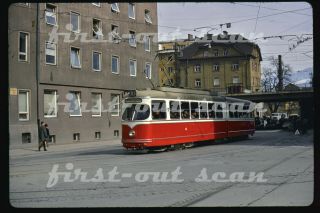 Z Slide - Sg Gmunden Austria Trolley Tram Electric Scene April 1968