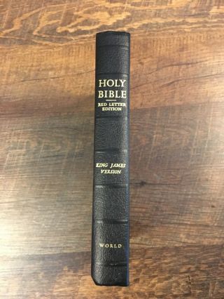 Vintage Holy Bible & Concordance | World Publishing Company | Kjv Red Letter Ed.