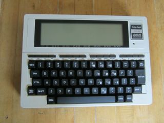 Vintage Radio Shack Trs - 80 Model 100 Portable Computer With Leather Case