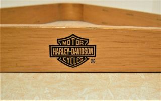 Harley Davidson Wood 8 Ball Rack Pool Billiards Triangle Wooden Rack