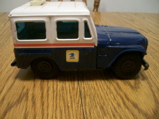 Vintage Usps Us Mail Postal Delivery Truck Jeep Bank Western Stamping Corp Steel