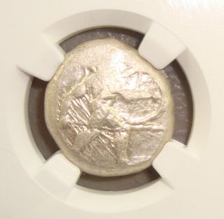 5th Century Bc Pamphylia,  Aspendus Ancient Greek Silver Stater Ngc Au
