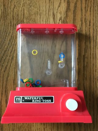 Vintage 1976 Tomy Waterful Ring Toss Game Toy - No Leaks