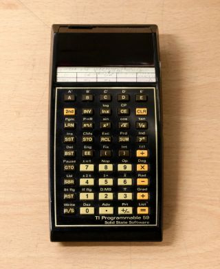 Texas Instruments Ti Programmable 59 Vintage Led Screen Calculator Faulty