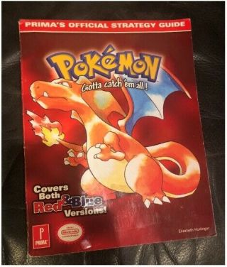 Pokemon Red And Blue Strategy Guide - Primas - Very Rare Vintage 1998