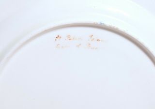 FINE QUALITY ANTIQUE WEDGWOOD PORCELAIN HAND PAINTED CABINET PLATE SWITZERLAND 3