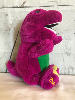 Vintage 1993 Lyons Barney The Purple Dinosaur Stuffed Animal Plush Toy 13”