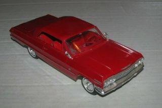 Vintage 1963 Chevrolet Impala Built Model Kit Amt Screw Bottom