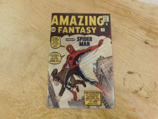 Fantasy 15 Reprint Vintage Notebook Scribbler Blank Pages Spiderman