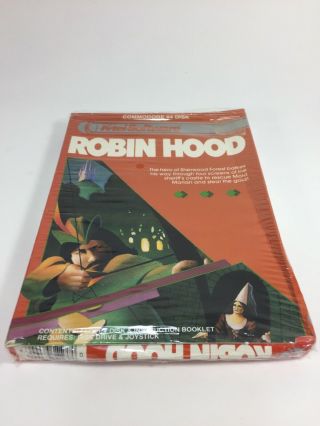 Robin Hood C64 Game Empty Box Commodore 64 K - Tel Software (no Disk)