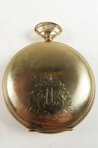 Antique Elgin Ladies Pocket Watch,  6size,  7 Jewel,  20 Year Gold Case 1906
