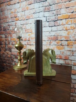 Antique Vintage Marble And Carved Stone Large Heavy Horse Head Bust Bookends