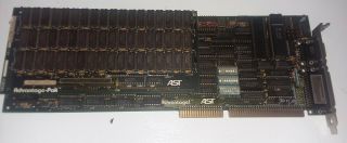 Ast Advantage - Pak Memory Expansion And I/0 Board For The Ibm Pc/at W/ - P/back