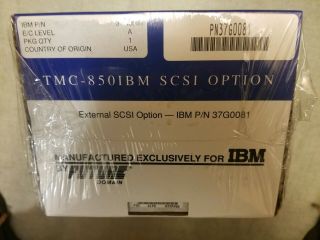 Tmc 850ibm 8 - Bit Isa Scsi Controller Card.  P/n: 37g0081.