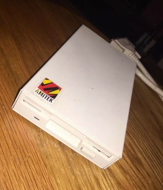External 3.  5” Floppy Disk Drive For Commodore Amiga