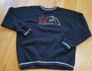 Vintage Cadre Purdue Boilermakers Brees Sweatshirt Mens Xl 2001 Rose Bowl