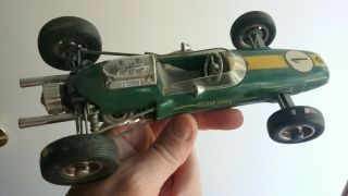 Vintage Schuco 1071 Formula 1 Germany Race Car Wind Up Toy