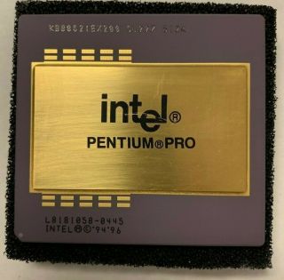 Intel Pentium Pro 200 Mhz Processor 512k Cache Step Code Sl22z.  Vintage