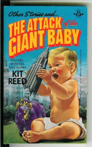 The Attack Of The Giant Baby By Kit Reed,  Rare Us Berkley Sci - Fi Pulp Vintage Pb