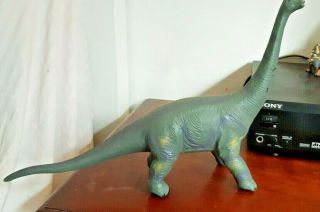 Wing Crown Anchisaurus Dinosaur Toy Vintage 9 1/2 Inches Tall 14 In Long