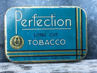 Perfection 2oz Vintage Australian Tobacco Tin