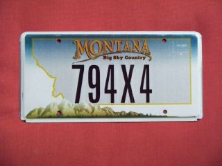 2007 Montana Vanity License Plate 79 4x4 1979 4x4 Jeep Blazer Bronco Ranger F150