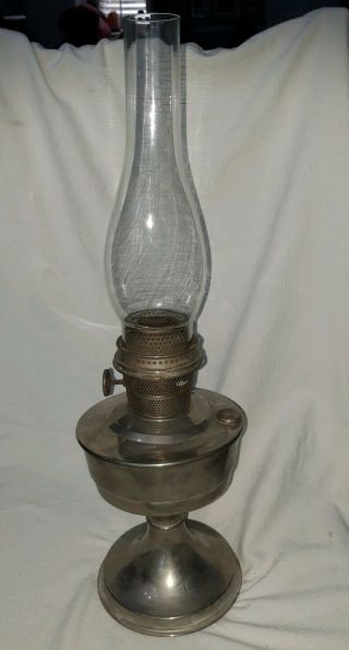 Antique Vintage Aladdin Paraffin Lantern Oil Lamp With Glass