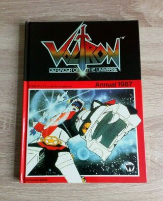 Voltron Defender Of The Universe Annual 1987 Rare Vintage Childrens Tv Hardback