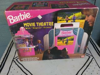 Vintage Barbie Movie Theatre Playset 1995 Mattel 2