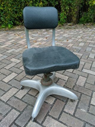 The General Fireproofing Company Aluminum Good Form Office Chair Mid - Century