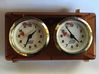 Apf V Rolland Vintage Mechanical Chess Timer Clock