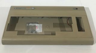Commodore 64 C64 Chassis Empty Computer Case Shell W/ Power Led,  Screws P2323050