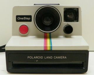 Vintage Polaroid One Step Rainbow Instant Sx - 70 Film Land Camera