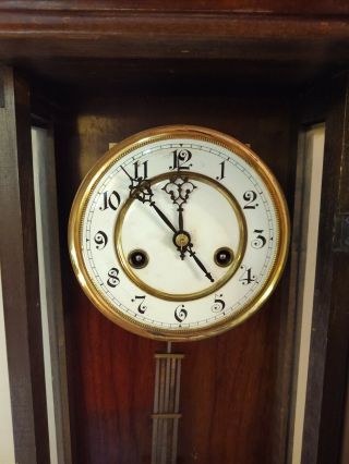 Antique Gustav Becker Regulator Wall Clock 3