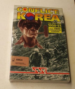 Conflict: Korea By Strategic Simulations,  Inc For Commodore Amiga 500 - 2000 -