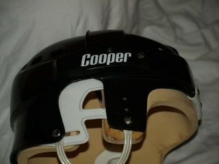 rare vintage cooper sk 2000 L pro style hockey helmet black 2