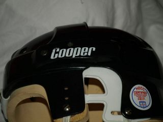 rare vintage cooper sk 2000 L pro style hockey helmet black 3