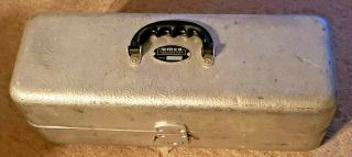 Vintage Umco Model 40 Tackle Box Aluminum 3 Level Compartments 12 1/2 " X 5 1/2: