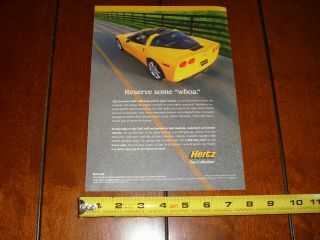 2008 Corvette Zhz Hertz A Racer Ad